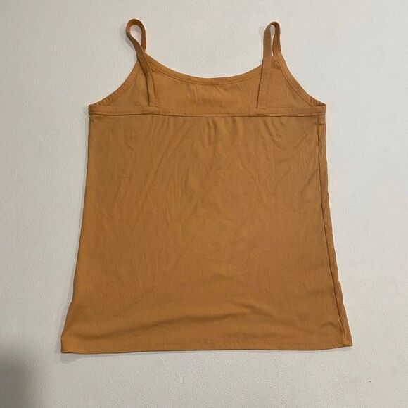 No Boundaries Ribbed Mustard Yellow Cami Tank Top XXL (19) - Picture 2 of 5